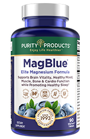 MagBlue® - High Efficiency Magnesium + Vitamin D + Zinc + PurityBlue™ Blueberries MagBlue® - High Efficiency Magnesium + Vitamin D + Zinc + PurityBlue™ Blueberries